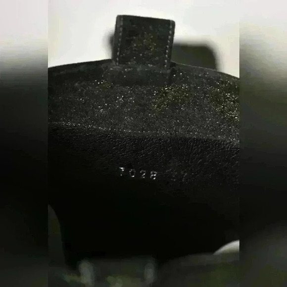 DRIES VAN NOTEN Emerald Green Distressed Metallic Leather Mid Calf Boots 9US - Picture 8 of 9